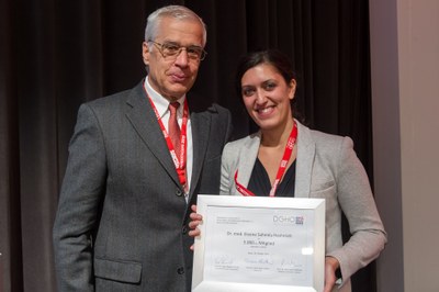 Prof. Dr. Martin Wilhelm & 3000. Mitglied Dr. Eleène Sahmila Heshmati